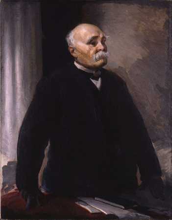 乔治·克列孟梭`Georges Clemenceau (1920) by Cecilia Beaux