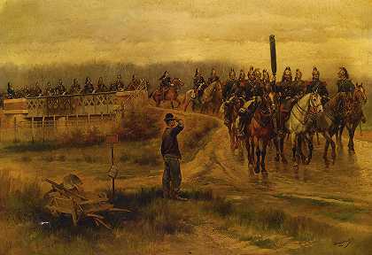 我的老团`My Old Regiment by Edouard Detaille