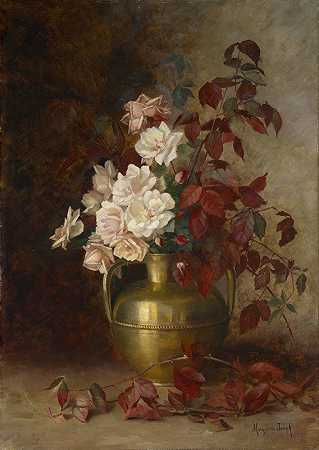 玫瑰花束`Rose Bouquet by Marguerite Joseph
