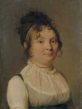 科塞夫人肖像`Portrait de Madame Corsse (1805) by Louis Léopold Boilly