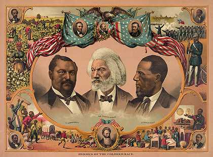 有色人种的英雄`Heroes of the Colored Race by American History