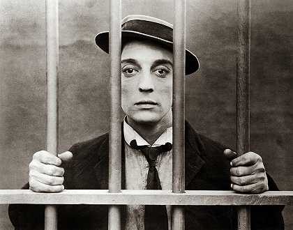1921年《山羊》中的巴斯特·基顿`Buster Keaton in The Goat, 1921 by American Film