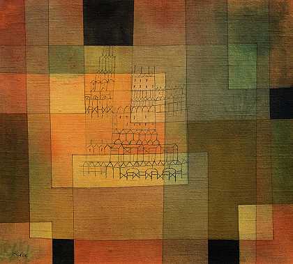 复调建筑`Polyphonic Architecture by Paul Klee