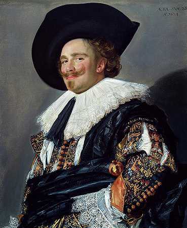 《笑骑士》，1624年`The Laughing Cavalier, 1624 by Frans Hals