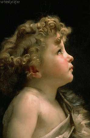 圣约翰小时候的施洗者`Saint John the Baptist as a Child by William-Adolphe Bouguereau