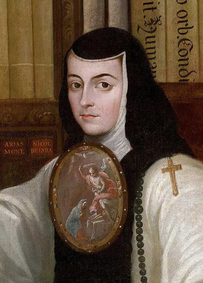 圣女贞德·德拉克鲁兹修女`Sor Juana Ines de la Cruz by Miguel Cabrera