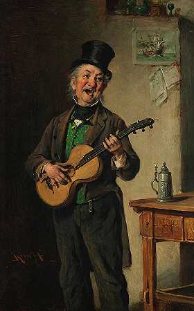 吉他手`The Guitar Player by Hermann Kern