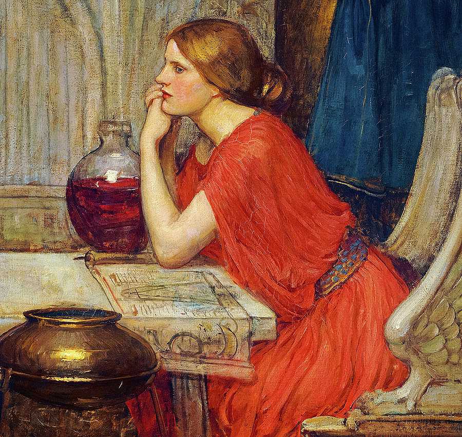 Circe，1911年`Circe, 1911 by John William Waterhouse