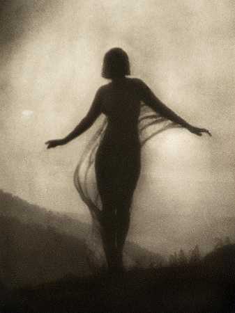 微风，1910年`The Breeze, 1910 by Anne Brigman