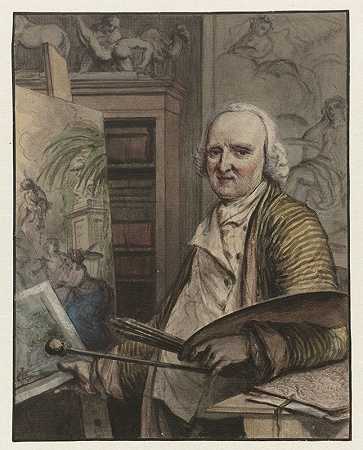 尤里安·安德里森自画像`Zelfportret van Jurriaan Andriessen (1799) by Jurriaan Andriessen