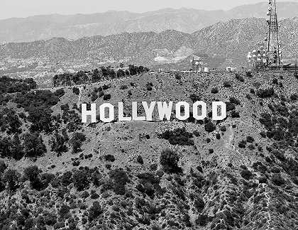 好莱坞标志，美国文化偶像`Hollywood Sign, American Cultural Icon by Carol McKinney Highsmith