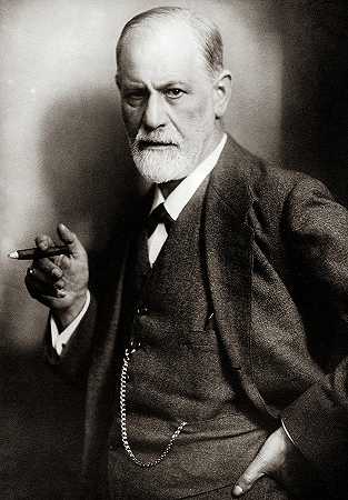 西格蒙德·弗洛伊德，精神分析学创始人`Sigmund Freud, Founder of Psychoanalysis by Max Halberstadt