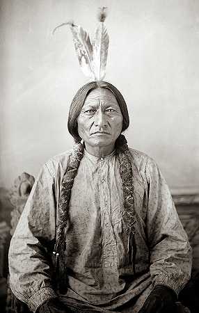 坐牛，1883年`Sitting Bull, 1883 by David Francis Barry