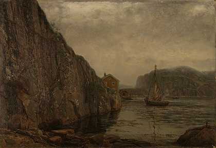 文化农场，新Hellesund。`Skjærgård, Ny~Hellesund (1881) by Amaldus Nielsen
