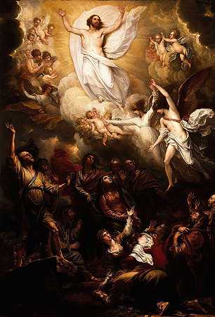 扬升`The Ascension (1801) by Benjamin West