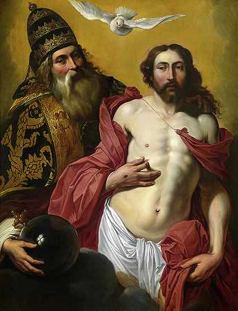 圣三位一体，1581-1641年`The Holy Trinity, 1581-1641 by Artus Wolffort