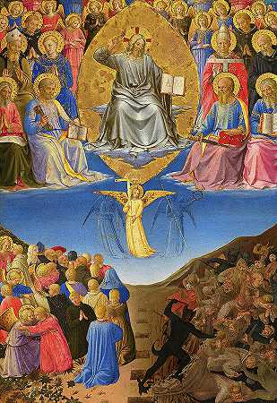 最后判决，1447-1448`Last Judgment, 1447-1448 by Fra Angelico