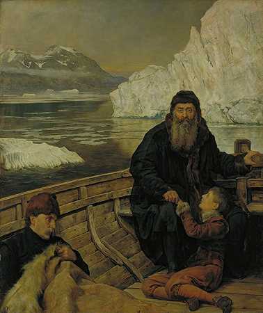 亨利·哈德逊的最后一次航行`The Last Voyage of Henry Hudson (1881) by John Collier