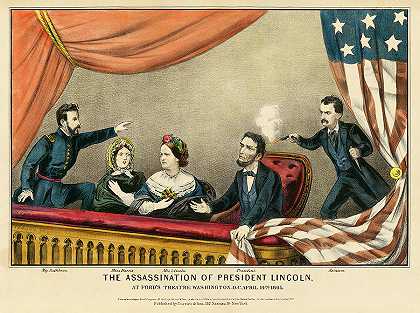 林肯总统遇刺案，1865年`Assassination of President Lincoln, 1865 by American School