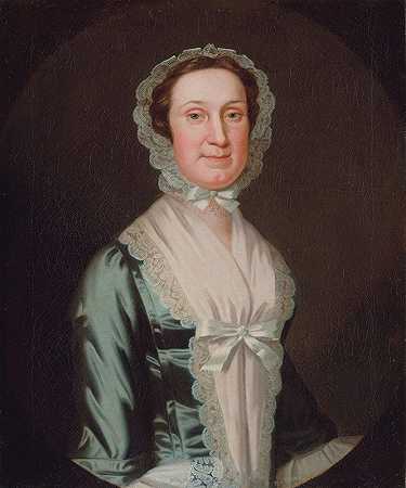 约瑟夫·里德夫人`Mrs. Joseph Reade (ca. 1749–52) by John Wollaston
