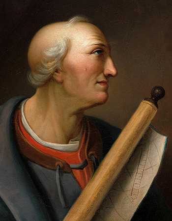 Amerigo Vespucci，1816年`Amerigo Vespucci, 1816 by Charles Willson Peale