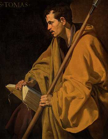 使徒圣托马斯`The Apostle St. Thomas by Diego Velazquez