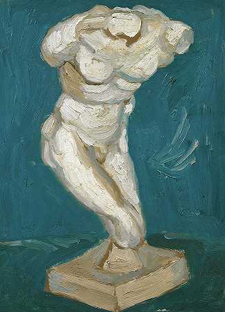 男性躯干，1886年`Male Torso, 1886 by Vincent van Gogh
