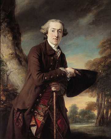 查尔斯·科尔莫肖像，Esq`Portrait of Charles Colmore, Esq (1764) by Francis Cotes