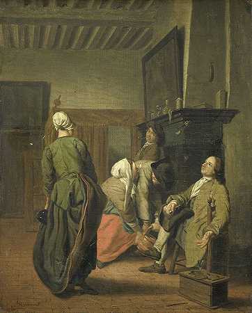 快乐公司`Merry Company (1740 ~ 1760) by Jan Josef Horemans the Younger