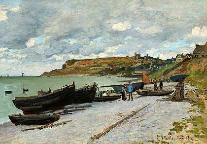 圣址，1867年绘制`Sainte-Adresse, Painted in 1867 by Claude Monet