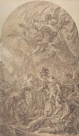 Scipio的节制`The Continence of Scipio by François Boucher