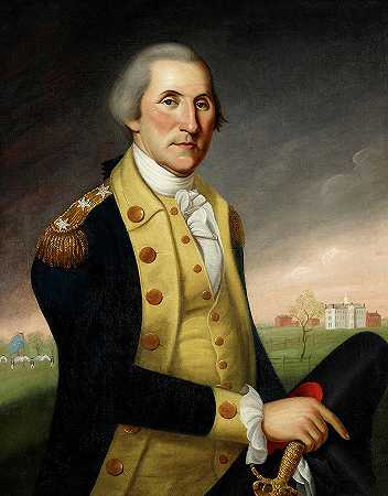 1788年，普林斯顿的乔治·华盛顿`George Washington at Princeton, 1788 by Charles Willson Peale