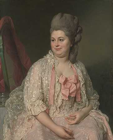 圣莫里斯夫人（埃莉诺·伊丽莎白·安吉丽克·德博特恩，1742-1824）`Madame de Saint~Morys (Eléonore Elisabeth Angélique de Beauterne, 1742–1824) (1776) by Joseph Siffred Duplessis