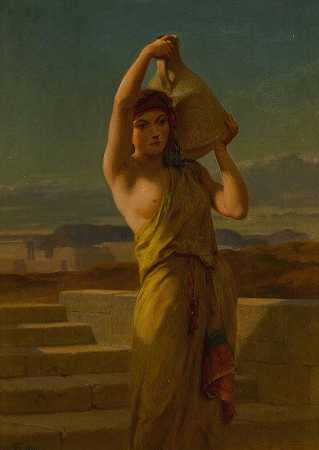 雷切尔`Rachel (1866) by Frederick Goodall