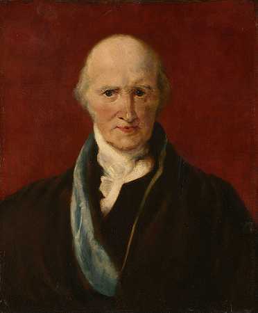 本杰明·韦斯特肖像`Portrait of Benjamin West (1818 or later) by Sir Thomas Lawrence