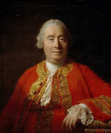 大卫·休谟，历史学家和哲学家`David Hume, Historian And Philosopher (1766) by Allan Ramsay
