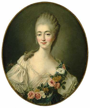 珍妮·贝库，巴里伯爵夫人`Jeanne Bécu, Comtesse du Barry (c. 1770~1774) by François-Hubert Drouais