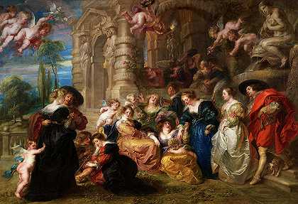 《爱的花园》，1630-1635年`The Garden of Love, 1630-1635 by Peter Paul Rubens