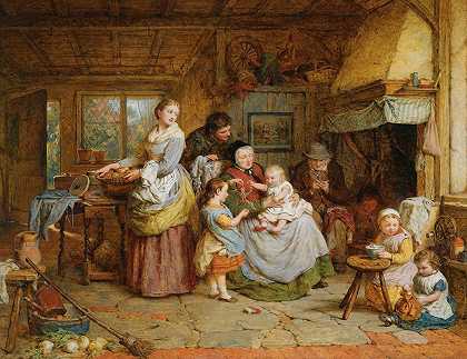 家它是否如此卑微`Home ;be it ever so humble (1867) by George Smith