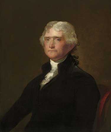托马斯·杰斐逊`Thomas Jefferson (1848~1879) by George Peter Alexander Healy