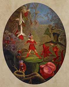 仙女掠夺者，1870年`Fairy Marauders, 1870 by James Farrington Gookins