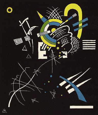 小世界七世，1922年`Small Worlds VII, 1922 by Wassily Kandinsky
