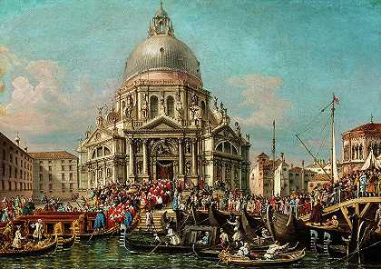 威尼斯圣玛丽亚德拉敬礼`Venice, Santa Maria della Salute by Francesco Zanin