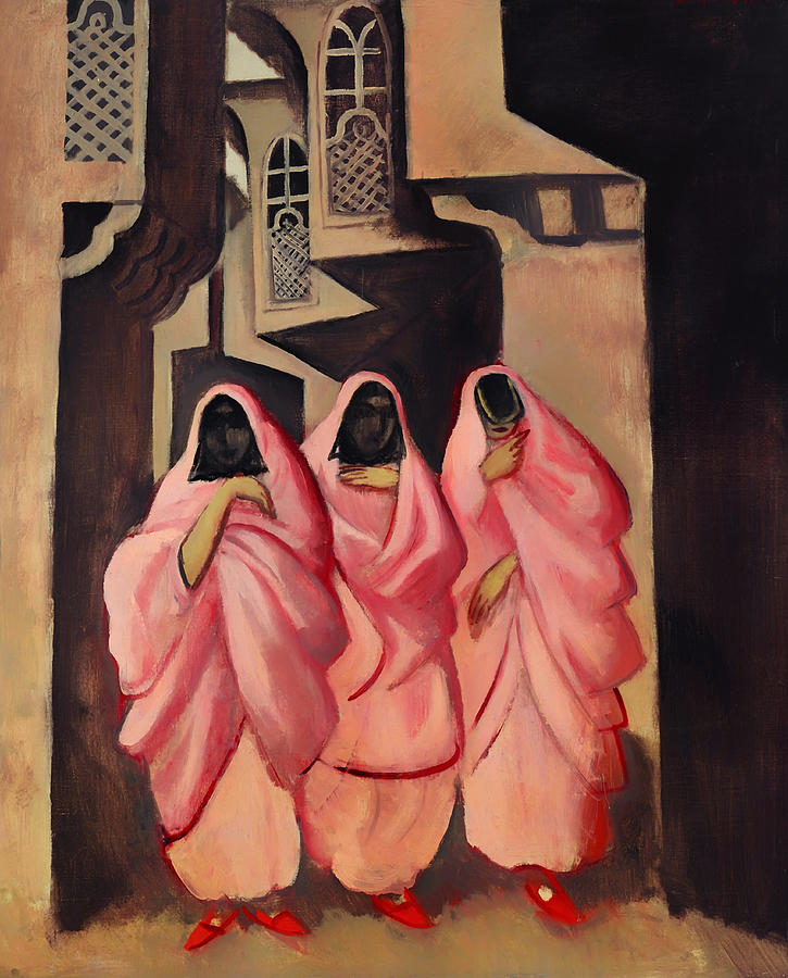巴格达街头的三个女人`Three Women on the Street of Baghdad