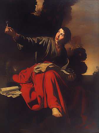 帕特莫斯的福音传道者圣约翰`Saint John the Evangelist at Patmos
