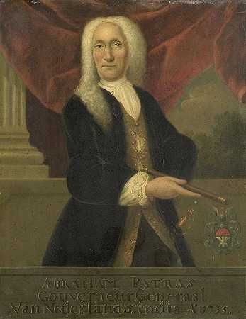 荷兰东印度公司总裁亚伯拉罕·帕特拉斯的肖像`Portrait of Abraham Patras, Governor~General of the Dutch East India Company (1735 ~ 1800) by Theodorus Justinus Rheen