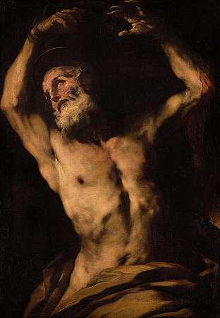 圣巴塞洛缪的殉难`The Martyrdom of Saint Bartholomew by Luca Giordano