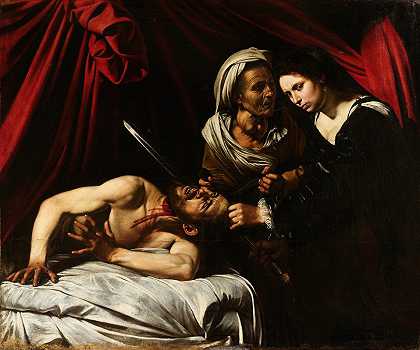 朱迪丝斩首霍洛芬`Judith Beheading Holofernes (circa 1598~1610) by Caravaggio