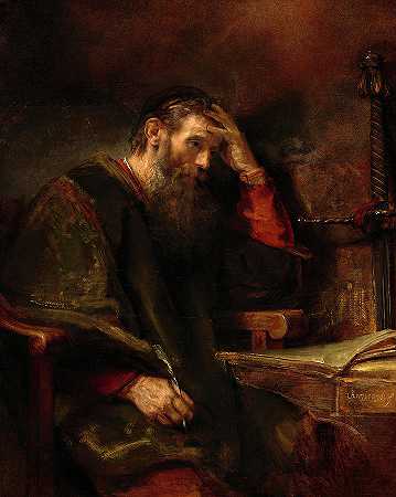 使徒保罗`Paul the Apostle by Rembrandt