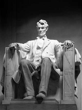 林肯纪念堂，华盛顿特区。`Lincoln Memorial, Washington, D.C. by Carol McKinney Highsmith